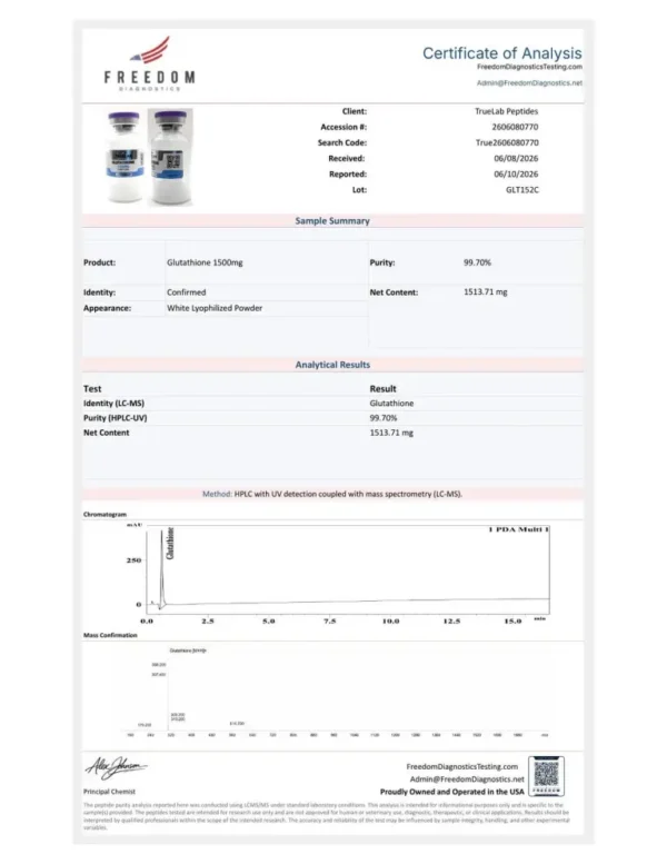 Glutathione (600mg & 1500mg)