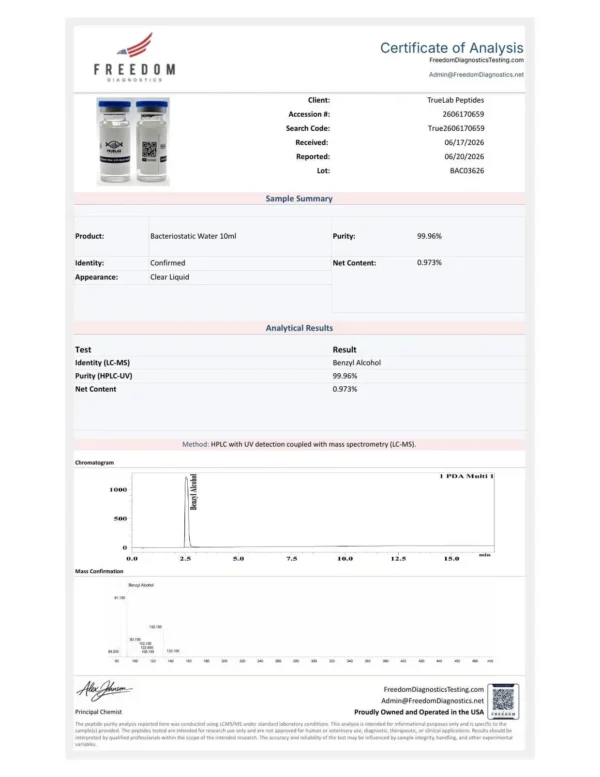 Bacteriostatic Water (BAC)