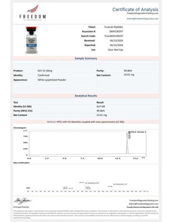 GLP-1 SM / Semaglutide (10mg, & 20mg)