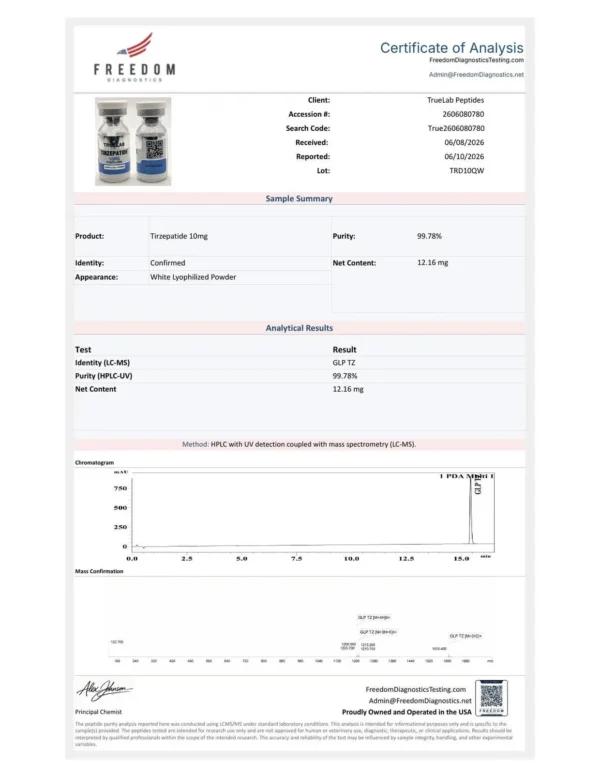 GLP-2 TZ / Tirzepatide (10mg)